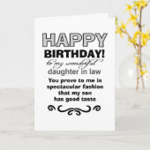 誕生日息子の味 カード (黄色い花)