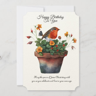 誕生日恵みの平和（ヨハネ14:27） ノートカード