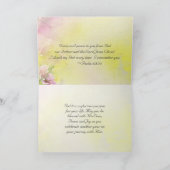 誕生日恵みの愛、平和と喜び、花 シーズンカード (内部)