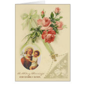 誕生日恵みイエズスサンジョセフヴィンテージフローラ (正面)