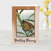 誕生日恵みカード カード (黄色い花)