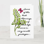 誕生日恵みカード カード (正面)