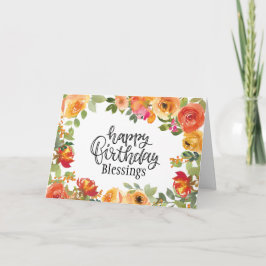 誕生日恵みザロード賛美ユーフローラ カード