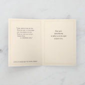 誕生日恵み、宗教 カード (内部)