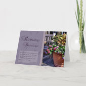 誕生日恵み- Bible Verse カード (正面)