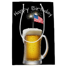 誕生日愛国的なビールとスパークラーズ