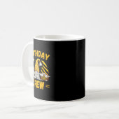 誕生日愛好家のための格言クルーのグノーミー コーヒーマグカップ (正面左)