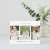 誕生日感謝してい写真ポストカード ポストカード (スタンド正面)