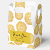 誕生日感謝ギフトボックス（レモン) フェイバーボックス (オープン)