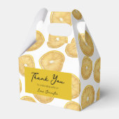 誕生日感謝ギフトボックス（レモン) フェイバーボックス (正面サイド)