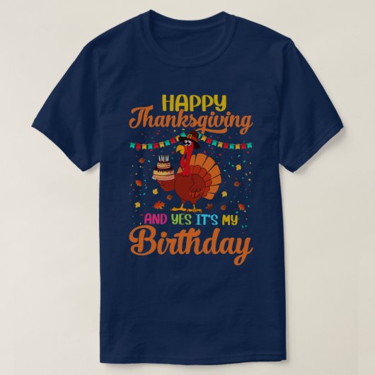 誕生日感謝祭 Tシャツ (デザイン正面)