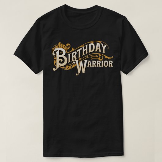 誕生日戦士 Tシャツ (デザイン正面)