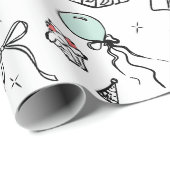 誕生日手書き ラッピングペーパー (ロールコーナー)