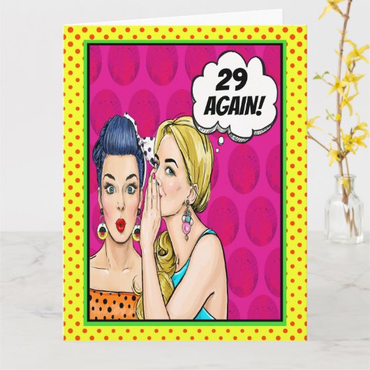 誕生日折り畳みグリーティングカード – すべての側面を表示 カード (黄色い花)