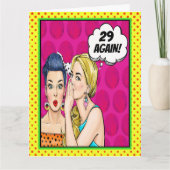 誕生日折り畳みグリーティングカード – すべての側面を表示 カード (正面)