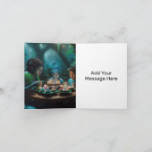 誕生日折り畳みグリーティングカード カード (内部)