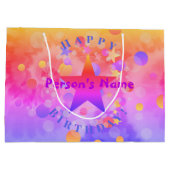 誕生日抱き枕デザインHAMbyWG ラージペーパーバッグ (裏面)