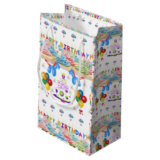 誕生日抱き枕 スモールペーパーバッグ (裏面アングル)