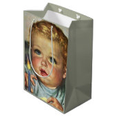 誕生日抱き枕 ミディアムペーパーバッグ (裏面アングル)