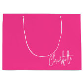 誕生日抱き枕、特別抱き枕、 ラージペーパーバッグ (正面)