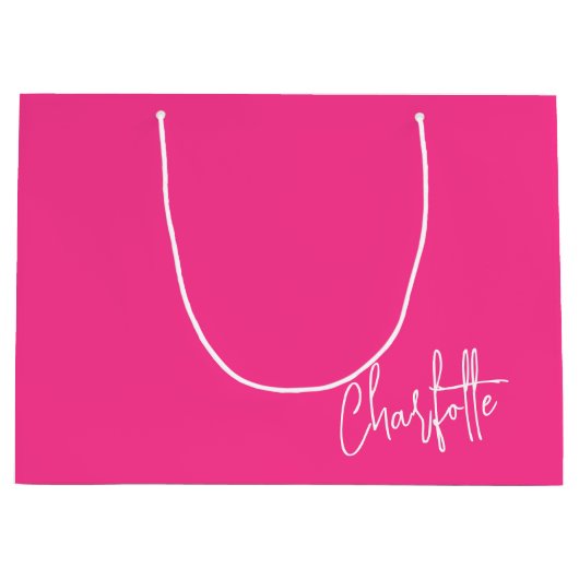 誕生日抱き枕、特別抱き枕、 ラージペーパーバッグ (正面)