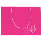 誕生日抱き枕、特別抱き枕、 ラージペーパーバッグ (裏面)