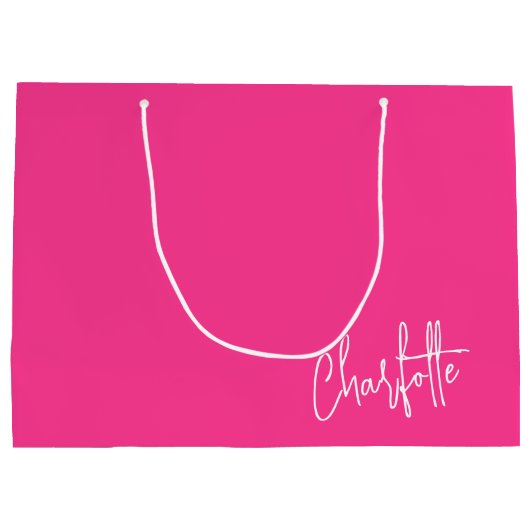 誕生日抱き枕、特別抱き枕、 ラージペーパーバッグ (裏面)