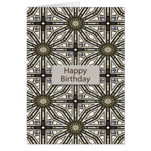 誕生日抽象芸術デザイン (正面)