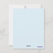 誕生日招き猫イラストレーションキャンドルカード シーズンカード (裏面)