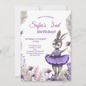 誕生日招待カード。 セーブザデート (正面)