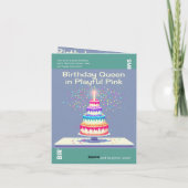 誕生日招待カード 招待状 (裏面)