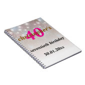 誕生日招待帳 ノートブック (右側)