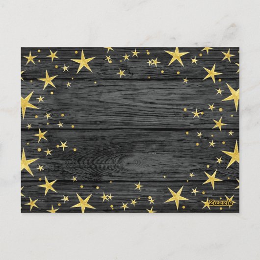 誕生日招待標準ポストカード ポストカード (裏面)