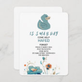 誕生日招待状おもしろい誕生日招待状おもしろい 招待状 (正面/裏面)