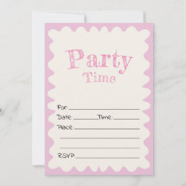 誕生日招待状を満空白のたす 招待状