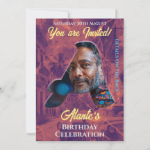 誕生日招待状カスタマイズ可能な初期デザイン