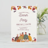 誕生日招待状カードデジタルインスタントダウンロード 招待状 (スタンド正面)