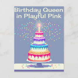 誕生日招待状カード インビテーションポストカード