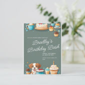 誕生日招待状カード インビテーションポストカード (スタンド正面)