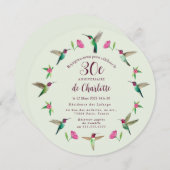 誕生日招待状カード シーズンカード (正面/裏面)