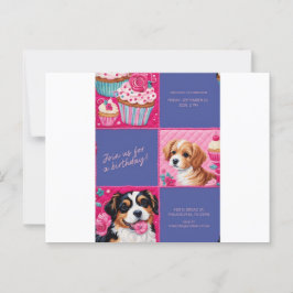 誕生日招待状カード ポストカード