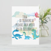 誕生日招待状カード 招待状 (スタンド正面)