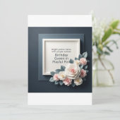 誕生日招待状カード 招待状 (スタンド正面)