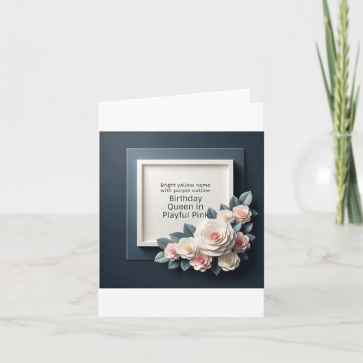 誕生日招待状カード 招待状 (正面)