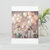 誕生日招待状カード 招待状 (スタンド正面)