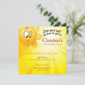 誕生日招待状カード 招待状 (スタンド正面)