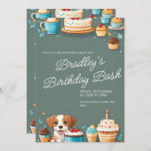 誕生日招待状カード 招待状 (正面/裏面)