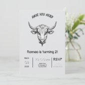 誕生日招待状カード 招待状 (スタンド正面)