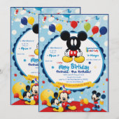 誕生日招待状カード 招待状 (正面/裏面)