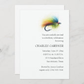 誕生日招待状フライフィッシング 招待状 (正面/裏面)